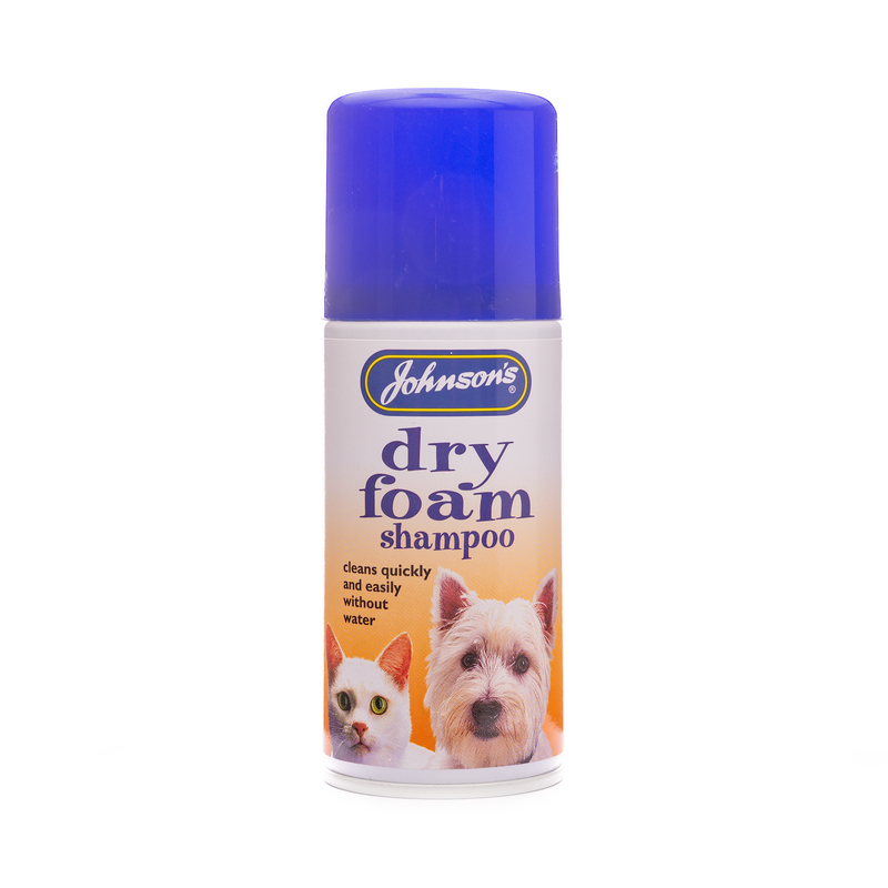 Johnsons Dog Dry Foam Shampoo - 150ml