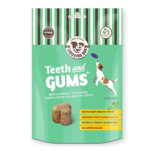 Laughing Dog Teeth and Gums Dog Treats Grain and Gluten Free 125g