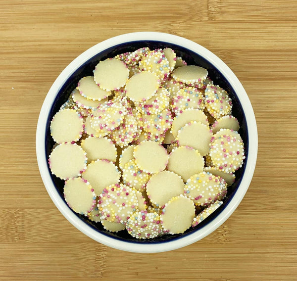 Mini White Chocolate Drops for Dogs 100g