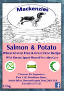 Mackenzies Adult Dry Dog Food Salmon & Potato Gluten and Grain Free