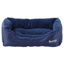 Delux Dog Bed - Medium Blue 61 x 48cm