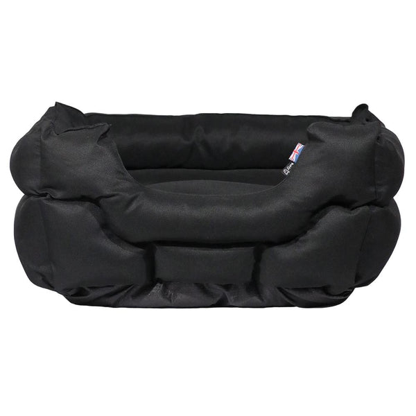 Woodland Dog Bed Black - Medium