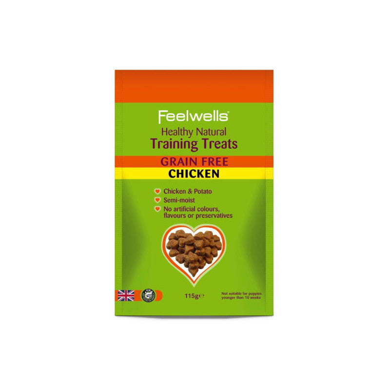 Feelwells Grain Free Dog Treats - Chicken 115g