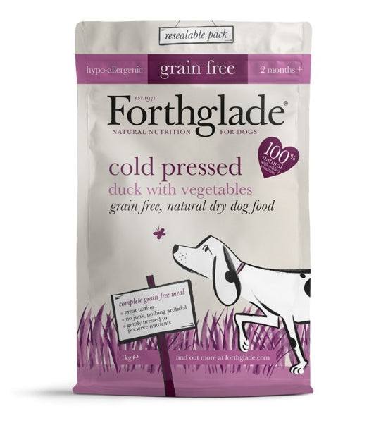 Forthglade Cold Pressed 2kg Duck & Sweet Potato Grain Free