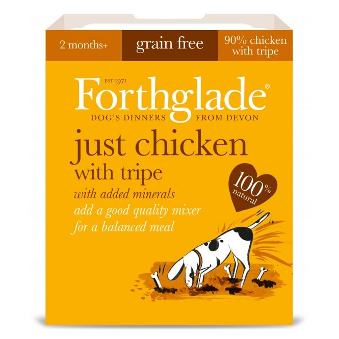 Forthglade Just Chicken with Tripe 395g Grain Free 2 mth+