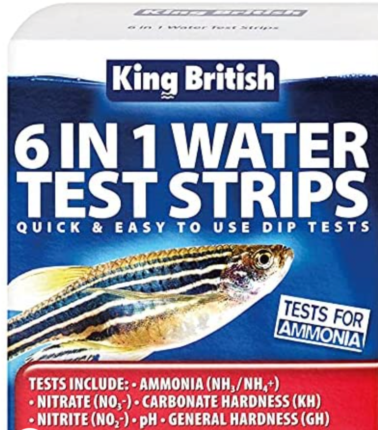 King British 6 in 1 Water Test Strips