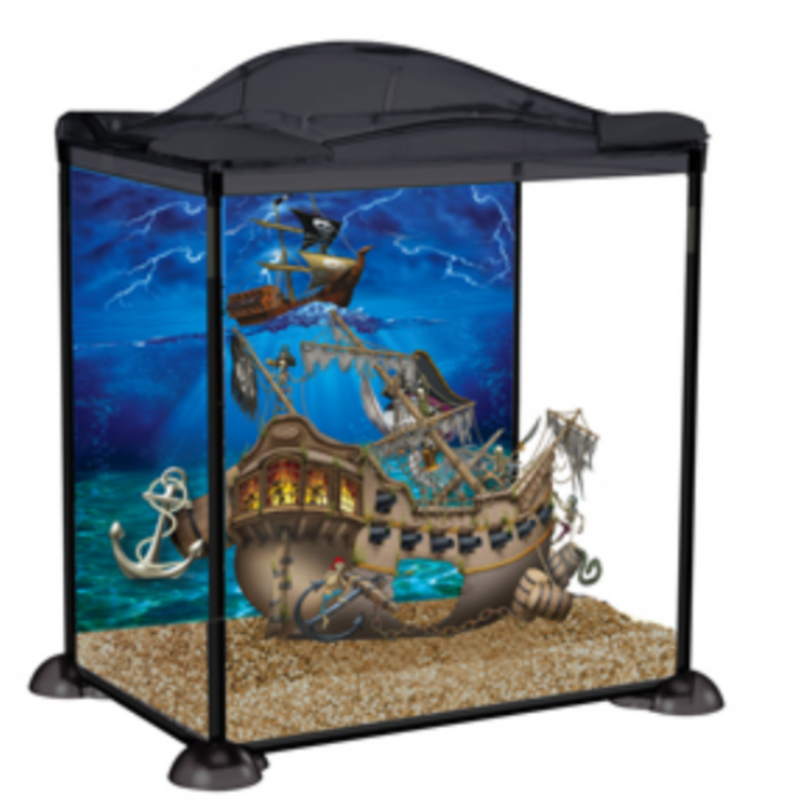 Marina pirate aquarium fish tank set 17 Litre