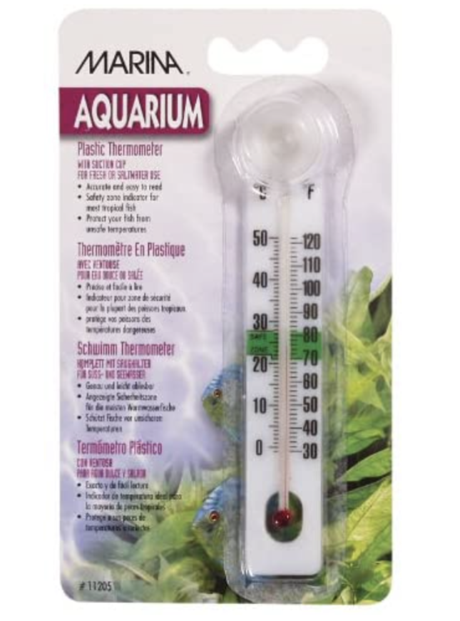 Marina Aquarium Plastic Thermometer