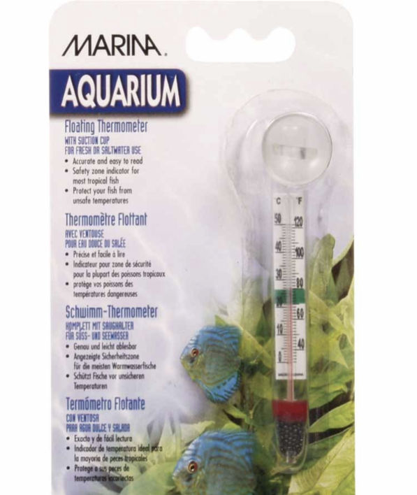 Marina Aquarium Glass Thermometer