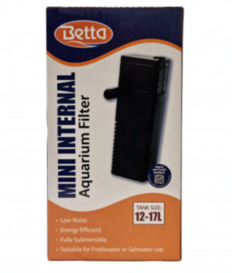 Betta 300 mini internal aquarium filter 12-17 Litre