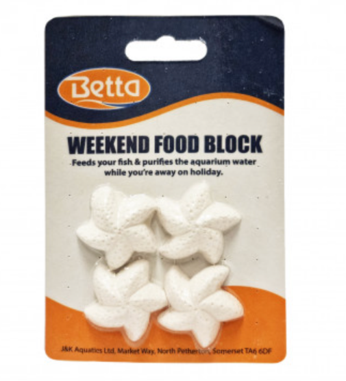 Betta Weekend Food block