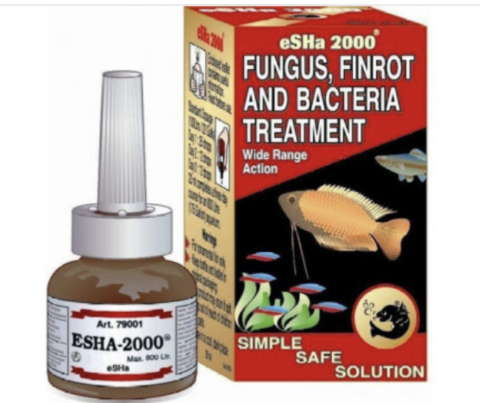 eSha 2000 Fungus, finrot and Bactria treatment 20ml