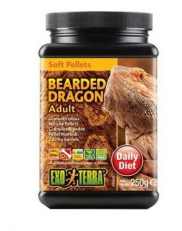 Exo Terra bearded dragon adult soft pellets