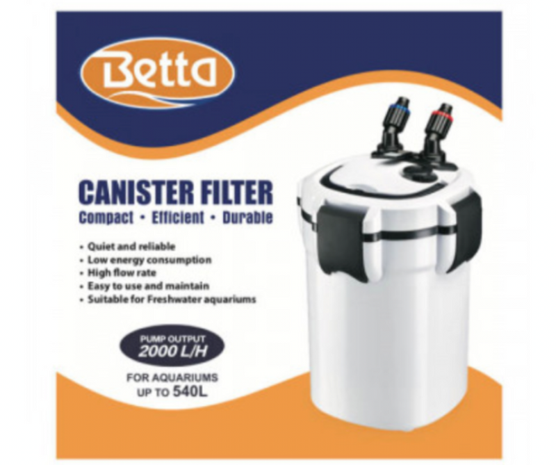 Betta 2000 Canister Filter < 540L