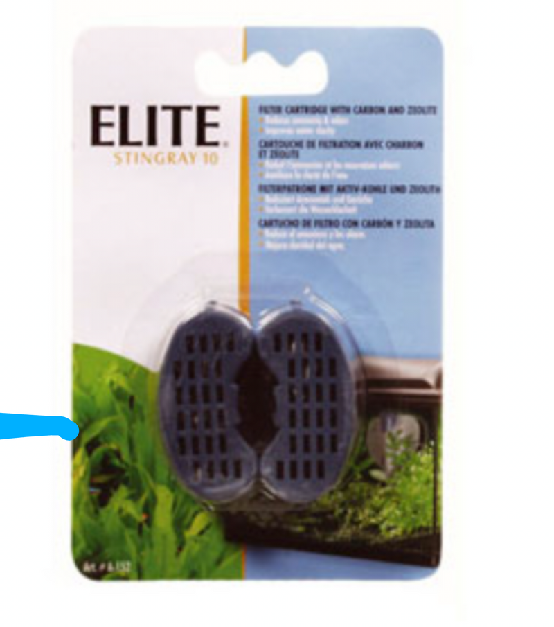 Elite Stingray 10 Filter Cartridge with carbon and zeolite