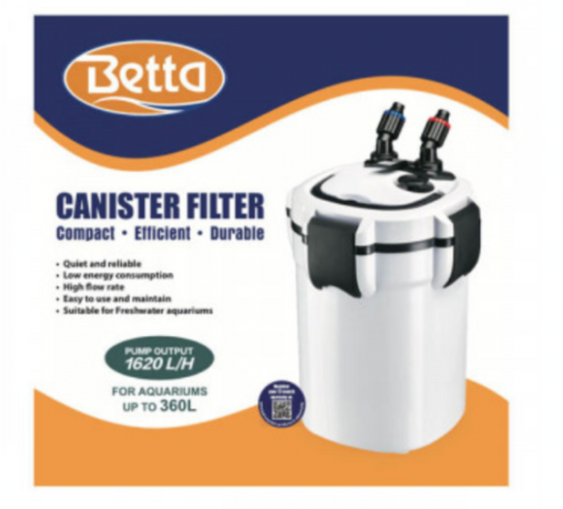 Betta 1620 canister filter 360 Litre