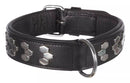 Trixie Leather Dog Collar Black XL- L 55x65cm-40mm