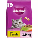 Whiskas +1 Complete Dry Food with Lamb 1.9kg