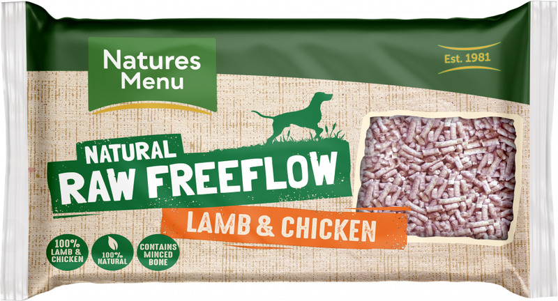 Natures Menu Lamb & Chicken Freeflow Mince - 2kg