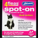 Johnsons 4Flea Spot on Cats 4kg and over