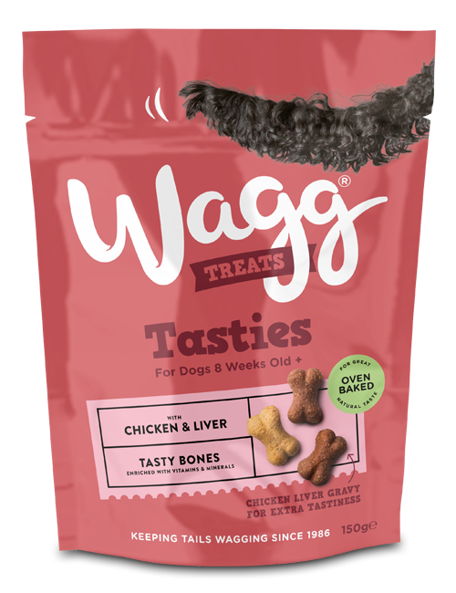 Wagg Tasties Chicken & Liver Treats - 150g